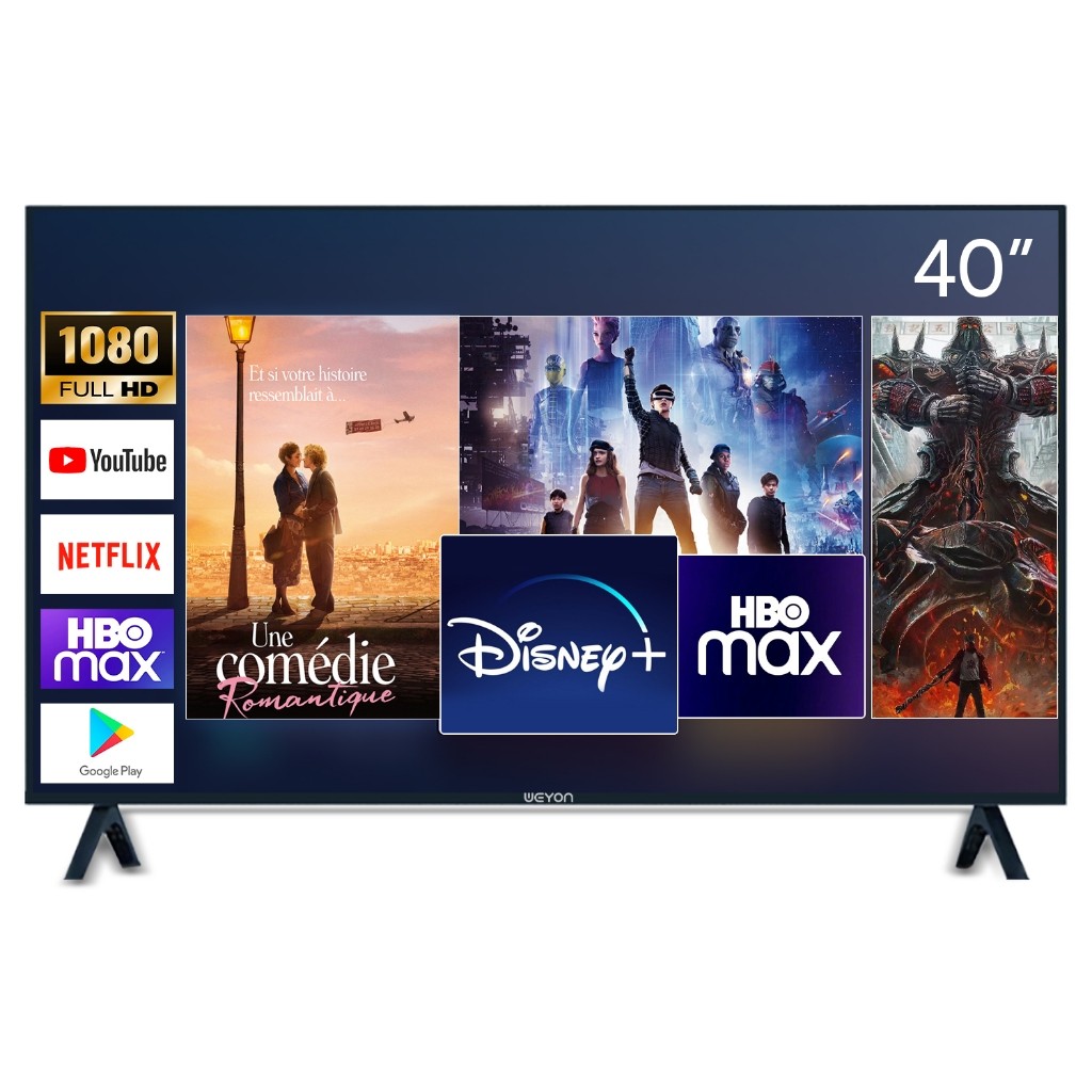 Smart Tv 40 Full HD WiFi 100/240v Weyon Android 14 Tv 40wdsnbx