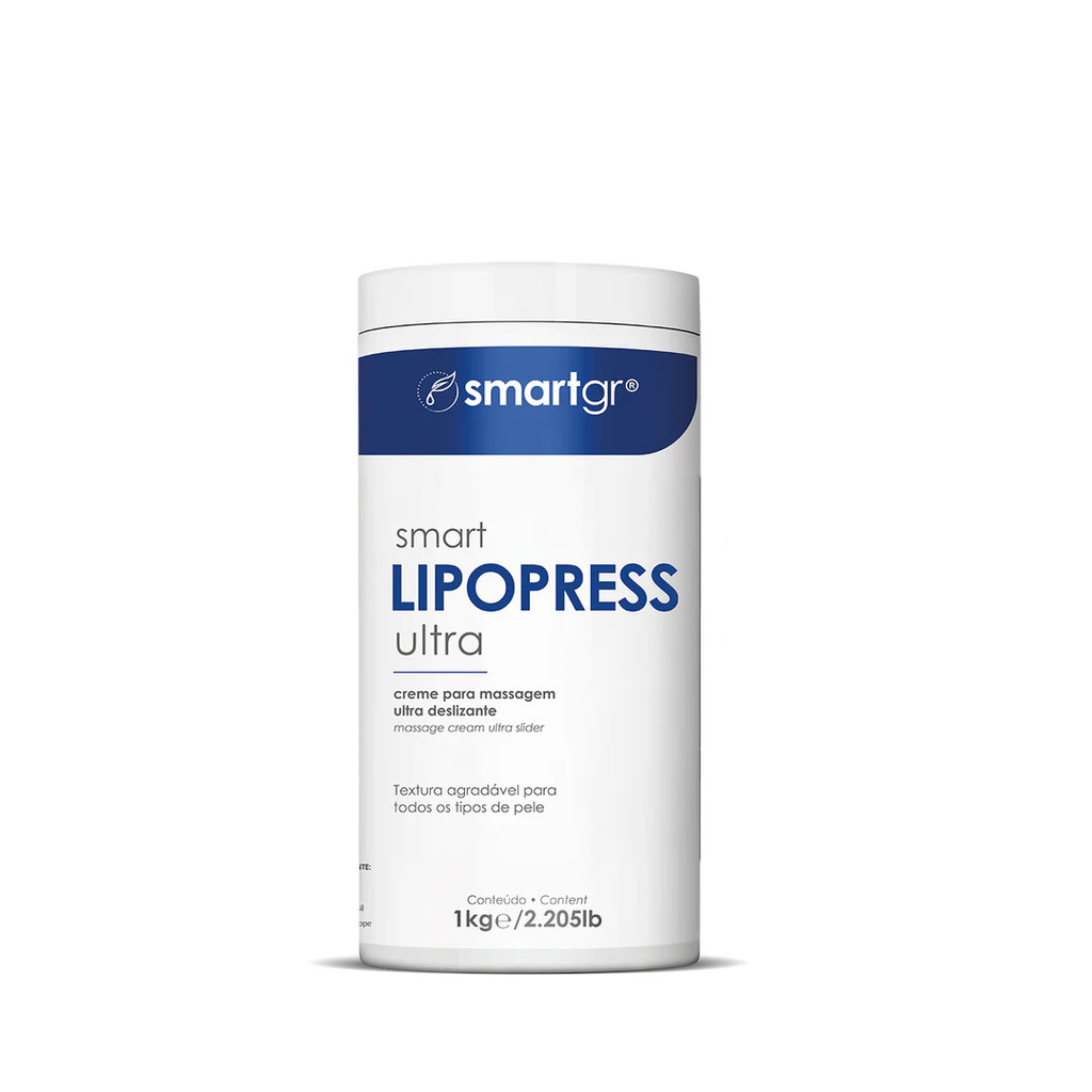 Creme Massagem SmartGR 1kg Redutor Medidas Celulite Lipopress