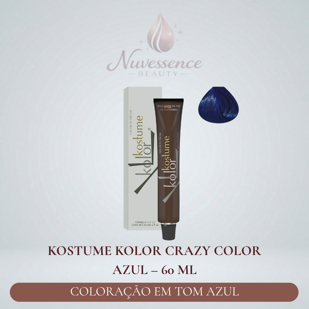 Kostume Kolor Crazy Color Azul - 60 ml