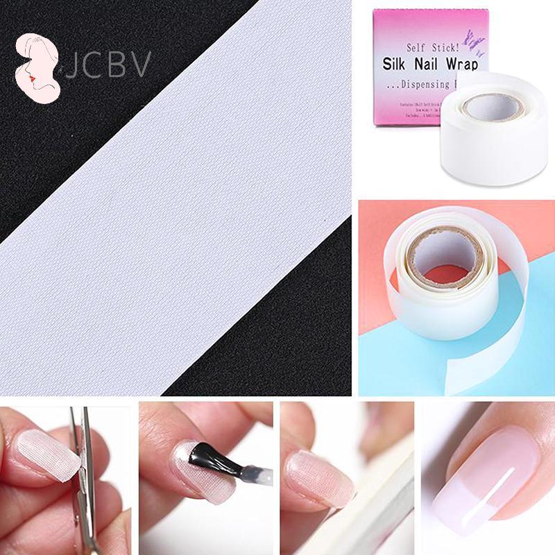 [JCBV] 1 Rolo De Reparação De Unhas De Seda Gel UV Fibra De Construção Ferramentas De Manicure Francesa Formas Pontas De