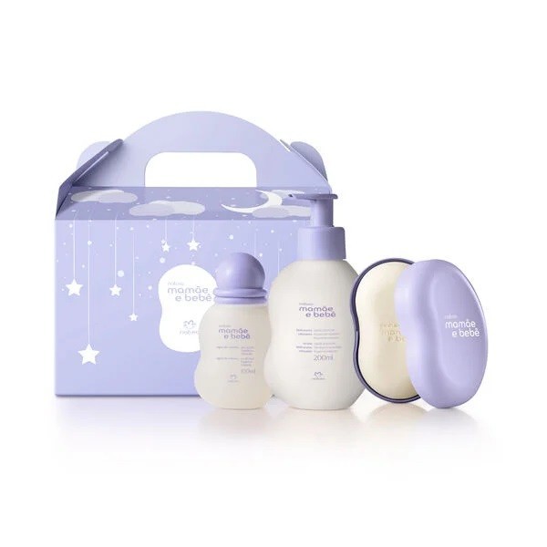 KIT PRESENTE NATURA MAMÃE E BEBÊ RELAXANTE (3 PRODUTOS)