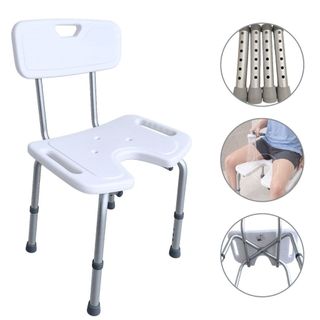 Banqueta De Banho Com Encosto Supermedy geriátrica idoso 100kg