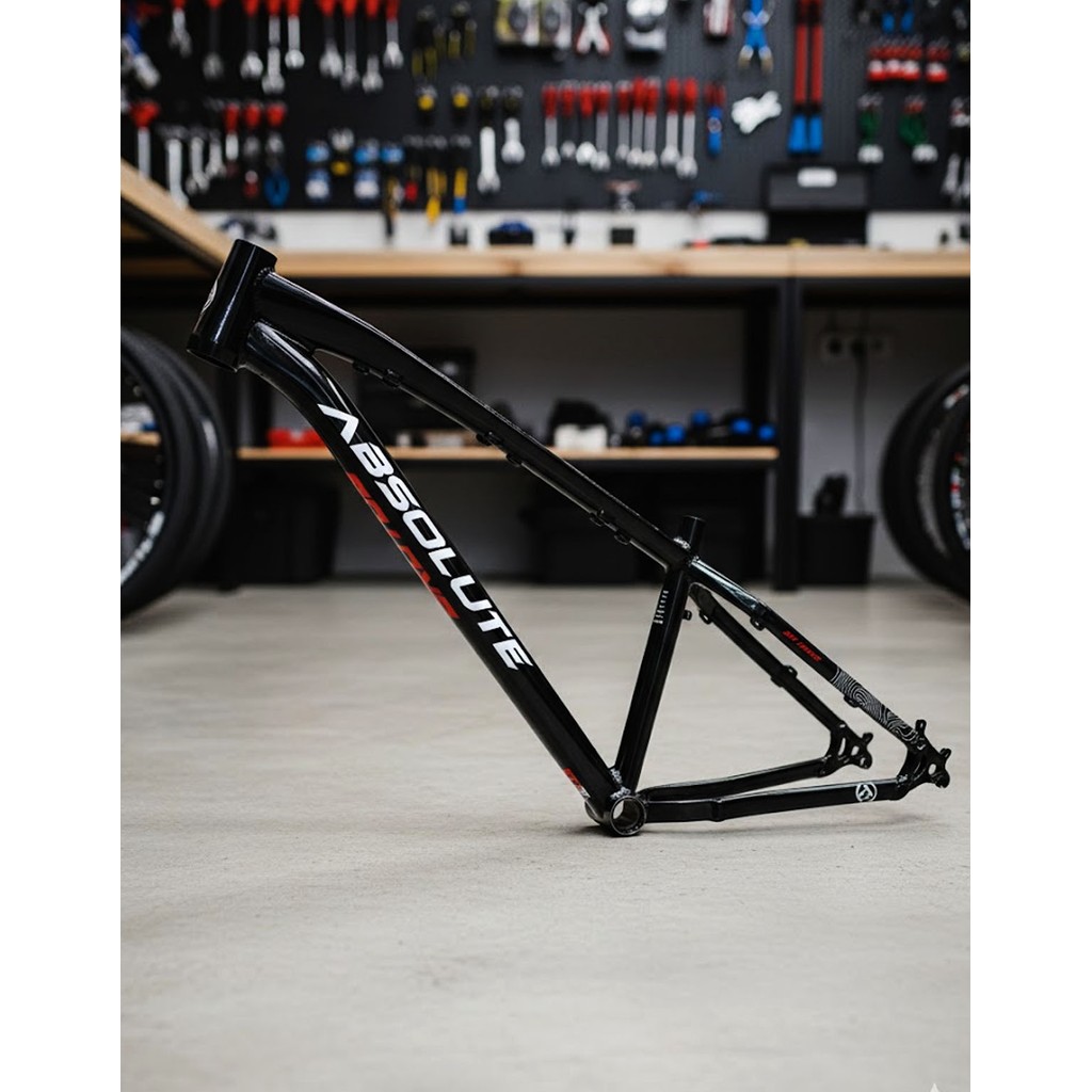 Quadro Aro 26 Absolute Brutus 3 Freeride Grau Jump Preto