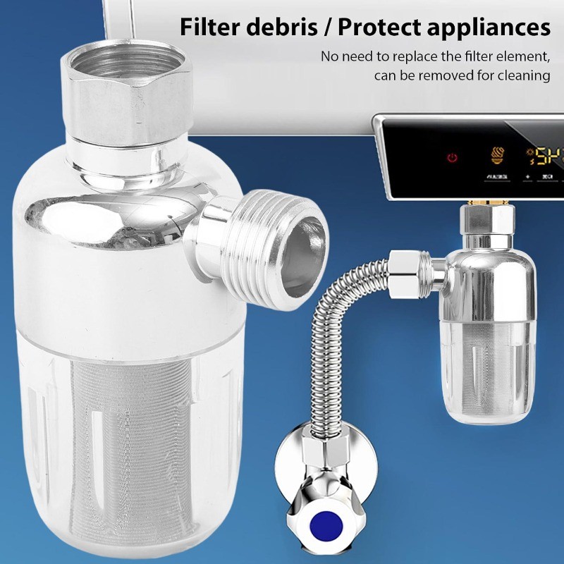 Filtro Aquecedor De Água Elétrico De Aço Inoxidável De 3-1 Unidade-Não Há Necessidade De Substituir O Elemento Filtrante