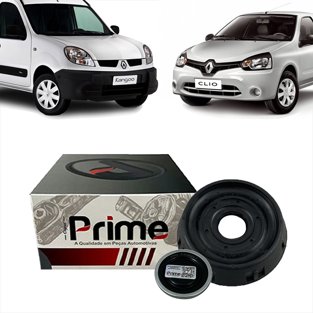Kit Parcial Par Coxim Rolamento Amortecedor Dianteiro Renault Clio Kangoo Symbol 1998 Até 2016