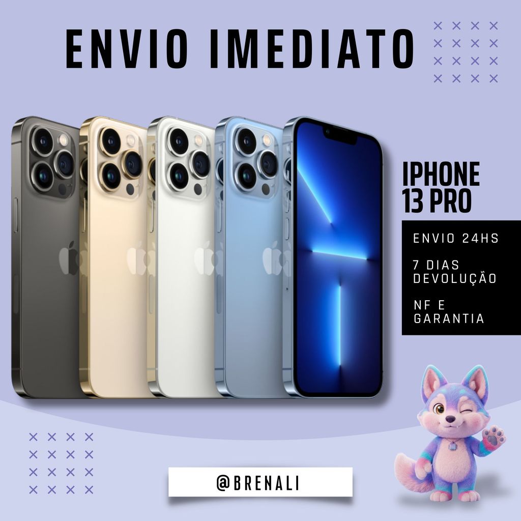 Celular Apple iPhone 13 / Pro / Pro Max 128GB | 256GB 5G Semi-Novo Original Gara