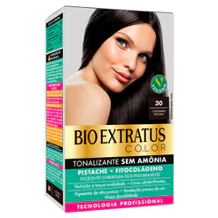 Tonalizante Bio Extratus Color Sem Amônia Cor 30 Castanho Escuro