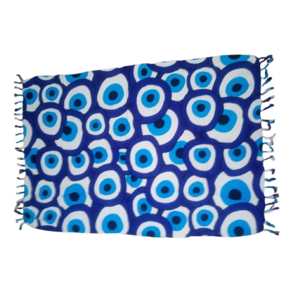 Canga Olho Grego Multi Estampada Viscose
