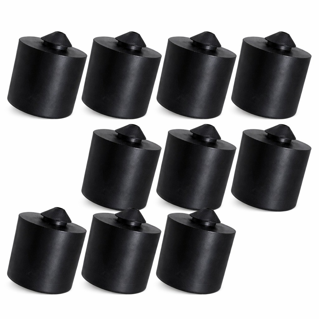 Kit 10 Borrachas Fixa Banco Assento Red. Honda Cg 125 83/99