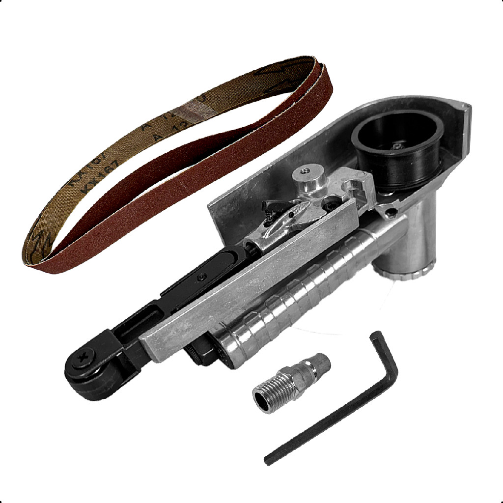 Lixadeira Cinta Pneumática 10x330mm Sigma Tools SGT-0391 Profissional para Acabamentos Finos e Pontos de Difícil Acesso