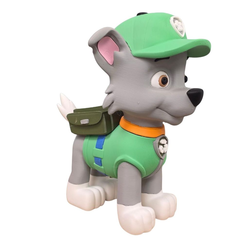 Boneco Rocky Patrulha Canina 22cm Action Figure