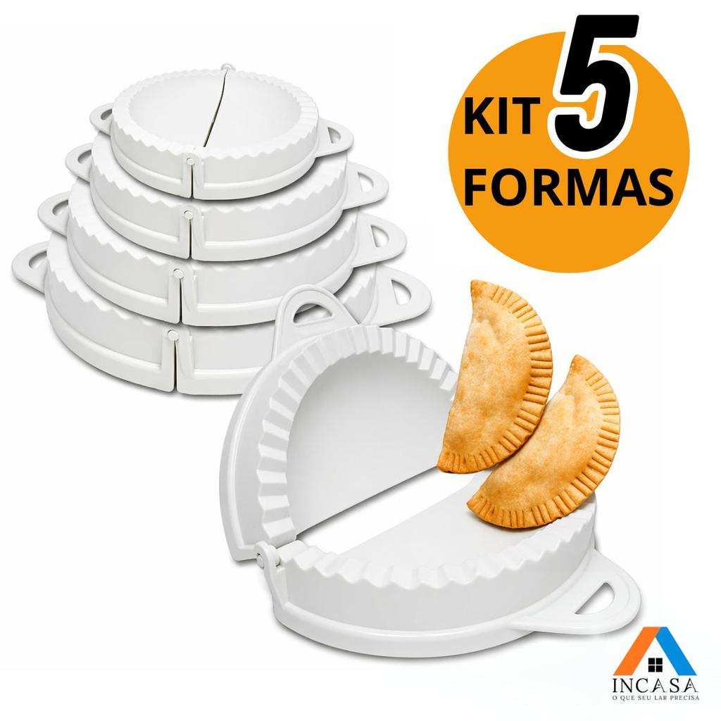 Kit 5 Formas Molde Pastel Salgados Risole Massas KEITA
