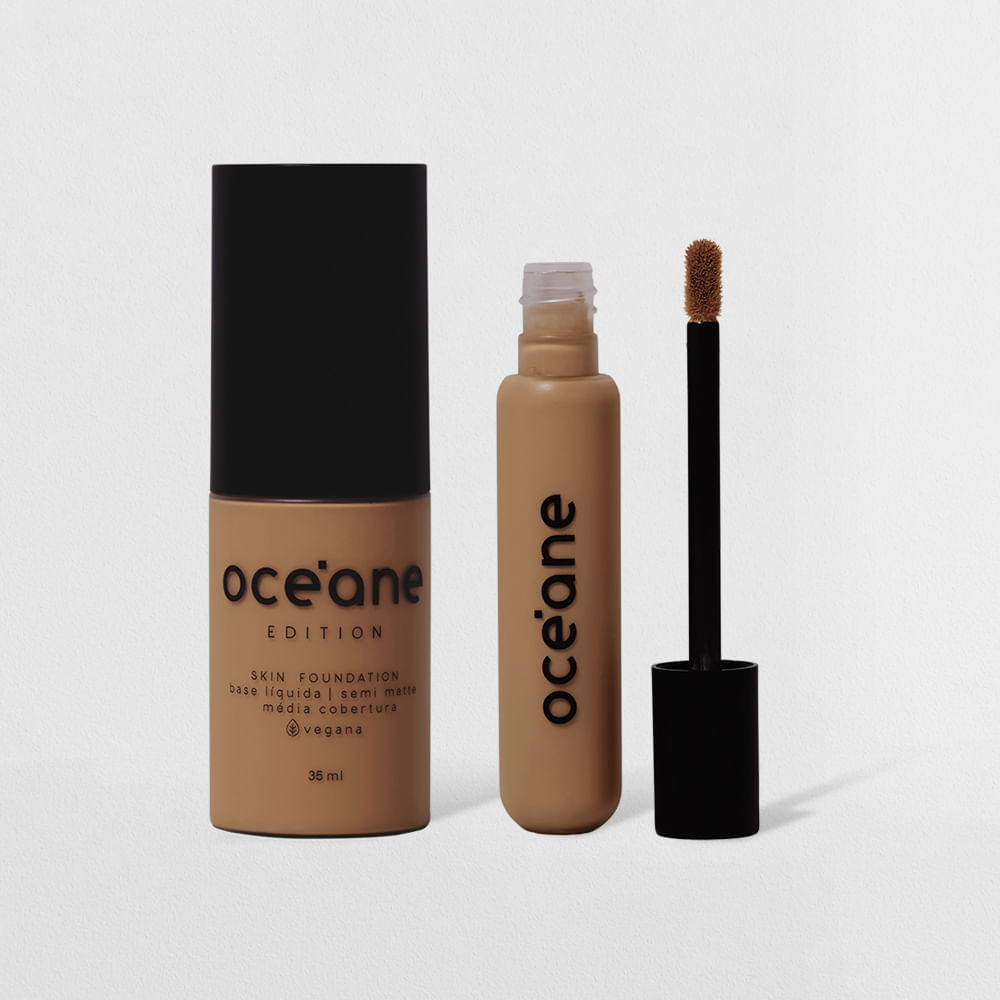 Kit Base Líquida 400m + Corretivo Líquido Medium Oceáne Edition (2 Produtos) em Oferta na Shopee