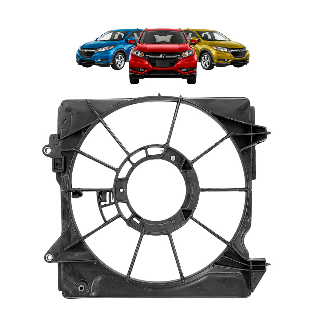 Defletor Ventoinha Radiador HR-V 1.8 2016 a 2021 Lado Esquerdo