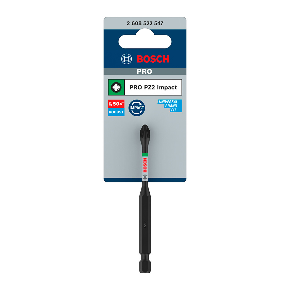 Bits Pozidrive 90mm PZ2 Pro Impact Bosch