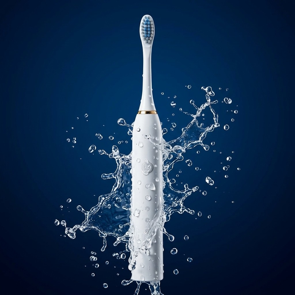 Escova Dental Elétrica Sonic USB Recarregável Para Sensibilidade E Limpeza Profunda Da Placa