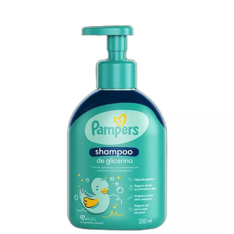 Shampoo Pampers Glicerina 200ml 🌟