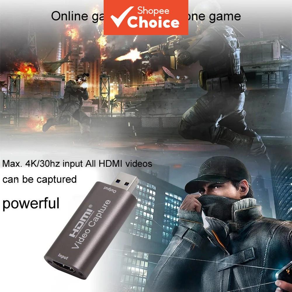 Placa De Captura De Vídeo 1080P USB Para HDMI Laptop Tablet Sistema De Áudio E Celular Pro Elite
