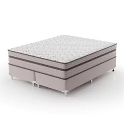 Cama Box Casal 138x188x63cm Molas Ensacadas Sonhare Yescasa Queen