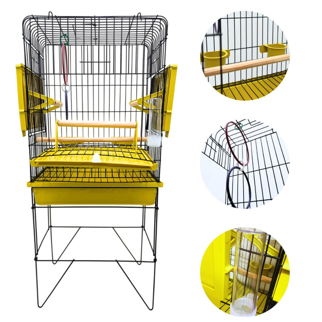Viveiro Completo para Calopsitas Ring Necks Espaço Amplo Conforto e Segurança Aves Mansas
