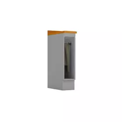 Balcão de Cozinha Americana Porta Toalha c/Tampo 20cm Cinza - Henn
