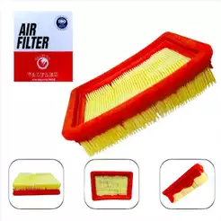 Elemento Do Filtro de Ar Para Moto Modelo Shineray Jef 150 2022 Até 2023 Completo