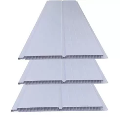 Kit 60m² Forro de PVC 8MMX20CMX3M Branco/Gelo Bariri Branco/Gelo