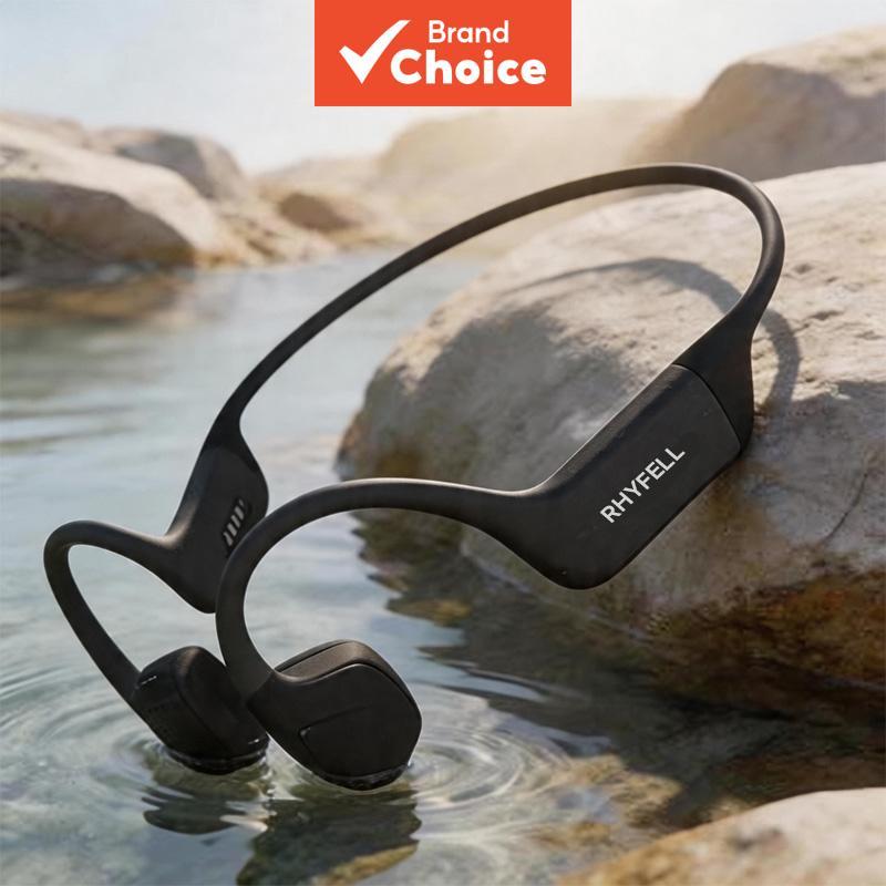 Fones de Ouvido de Condução Óssea RHYFELL Swim 5, Bluetooth, Fones de Natação IP68 à Prova d’Água, Reprodutor MP3 32GB,