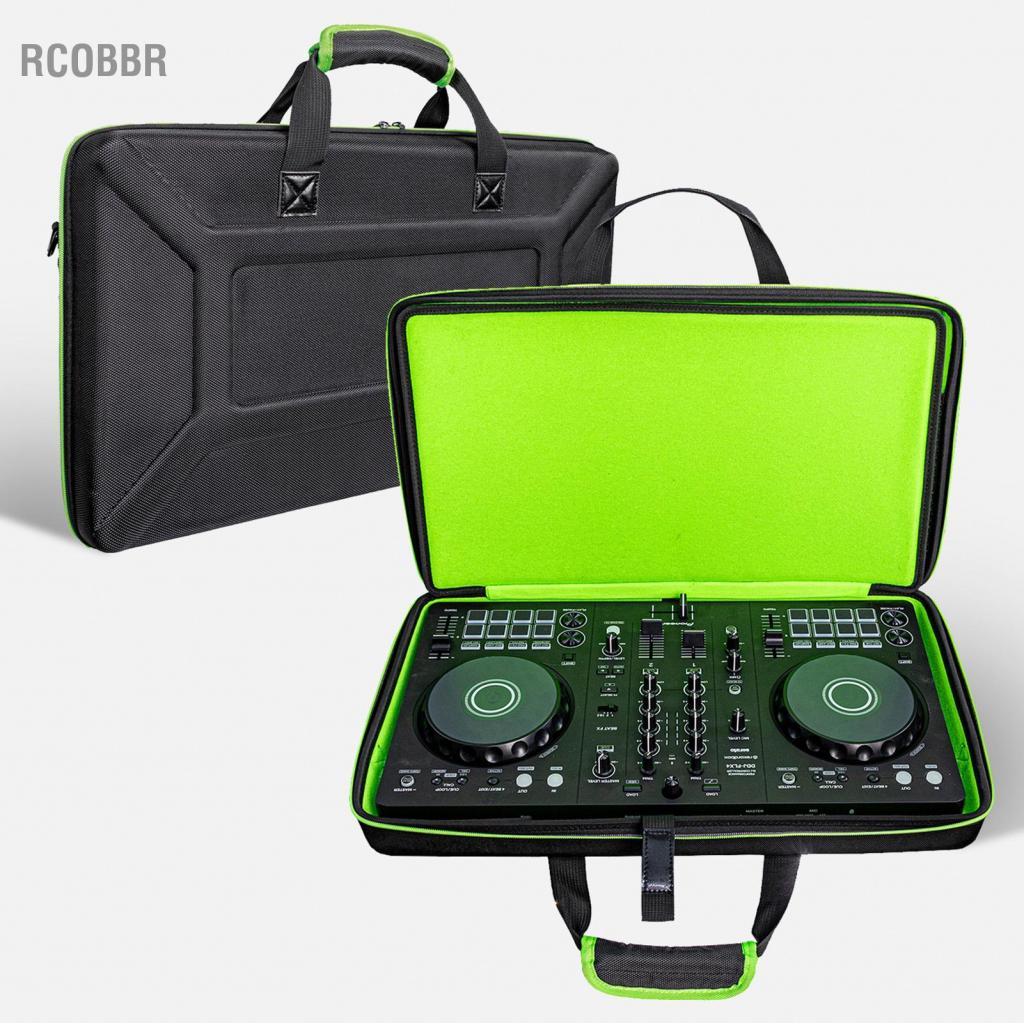 Rcobbr Controlador de DJ Bolsa em forma de U 360 ° Zipper Carrying Caso Construído em espuma de amortecimento EVA