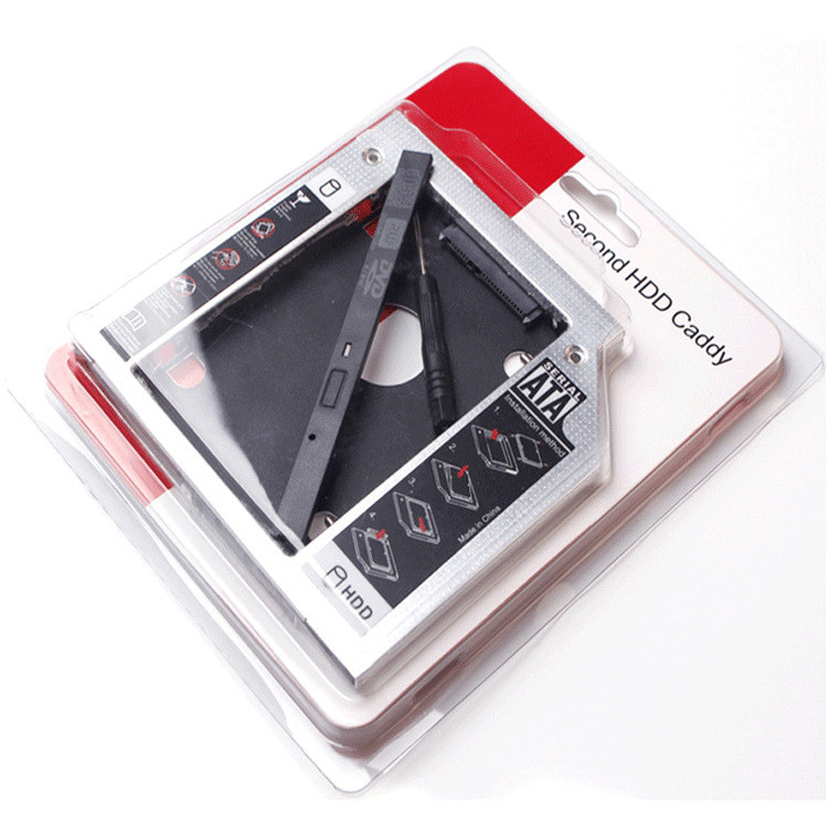 Sata3 Notebook posição de unidade óptica suporte de disco rígido Universal ssd suporte de unidade de estado sólido acess