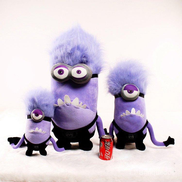 Boneco Roxo do Gru - O Maldisposto, Brinquedo de Pelúcia do Gru - O Maldisposto, Boneco do Minion