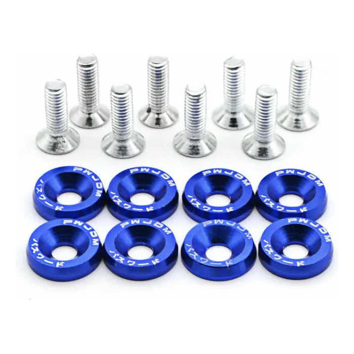 Kit 10 Pçs Parafuso Arruela Anodizadas Colorido M6x20 Tuning
