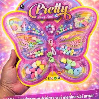 kit pulseira cartela com 200 peças