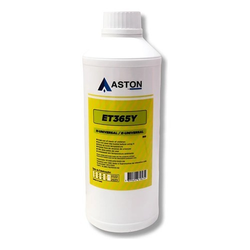 Tinta Aston 1 Litro Amarela Para Impressora Epson Amarelo