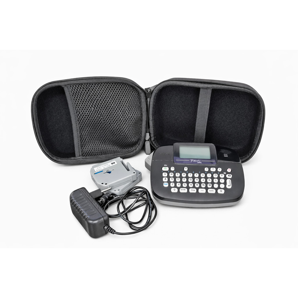 Rotulador Brother PTM95BK + 2 Fitas MK231 + Fonte 9V + Case Kit Completo
