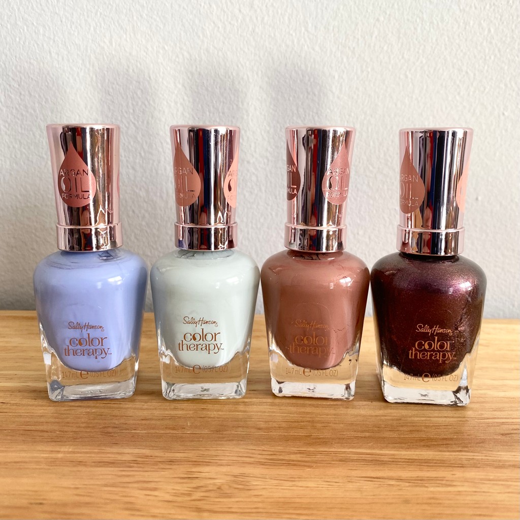 Estoque pronto!American Sally Hansen Esmalte Color Therapy de longa duração de secagem rápida sem cozimento 14.7ml