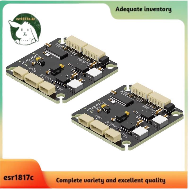 2 Pcs H743 PRO Controlador De Vôo Giroscópio Duplo BEC STM32H743 4-8S 30.5x30.5mm Para RC FPV Drone
