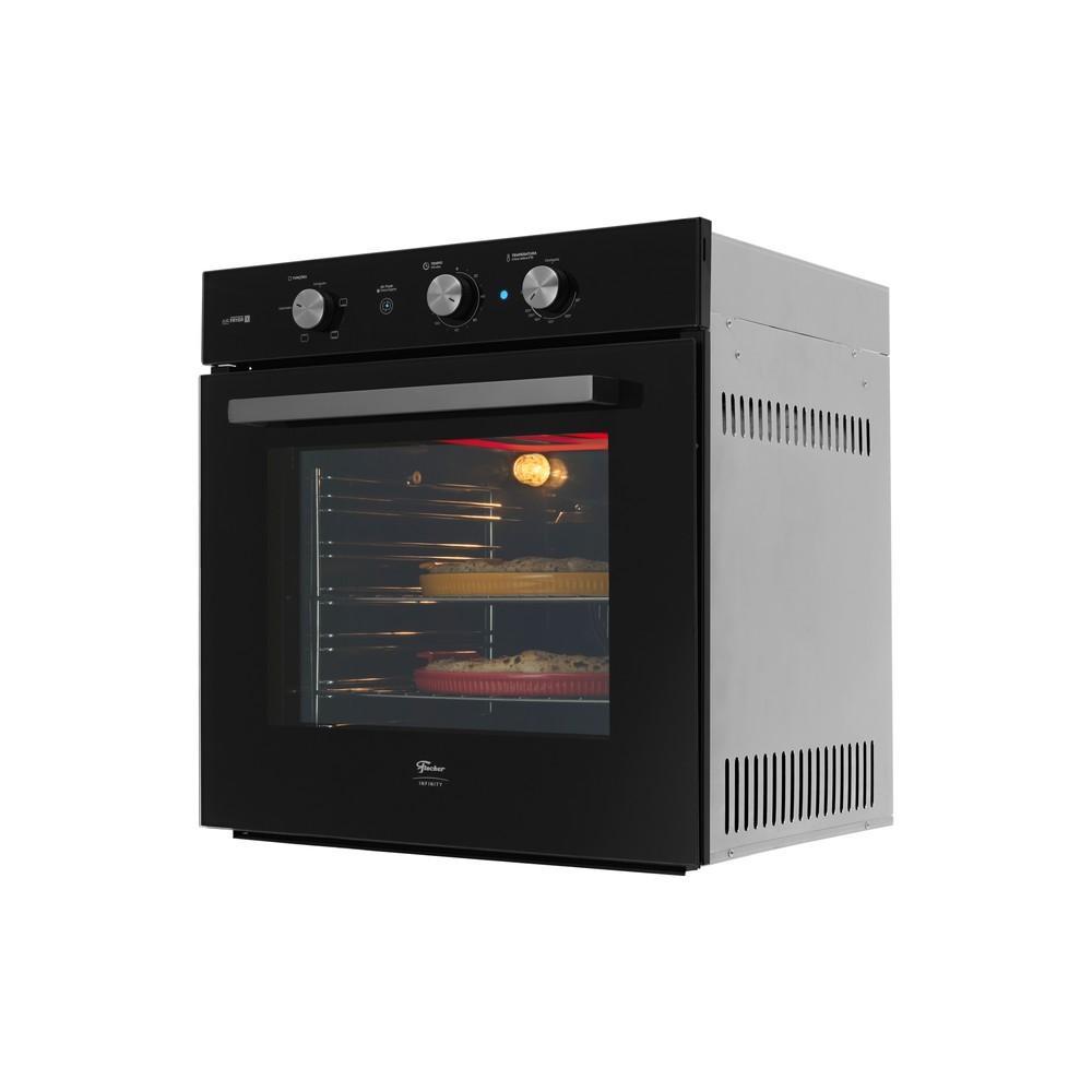 Forno Elétrico de Embutir Fischer Infinity 78L Air Fryer 127V Preto