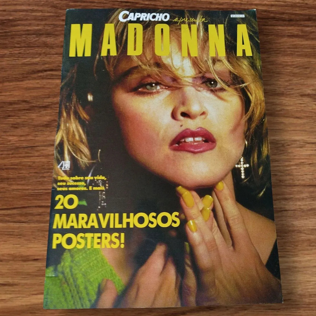 Revista Madonna Capricho Especial 20 Pôster Completa