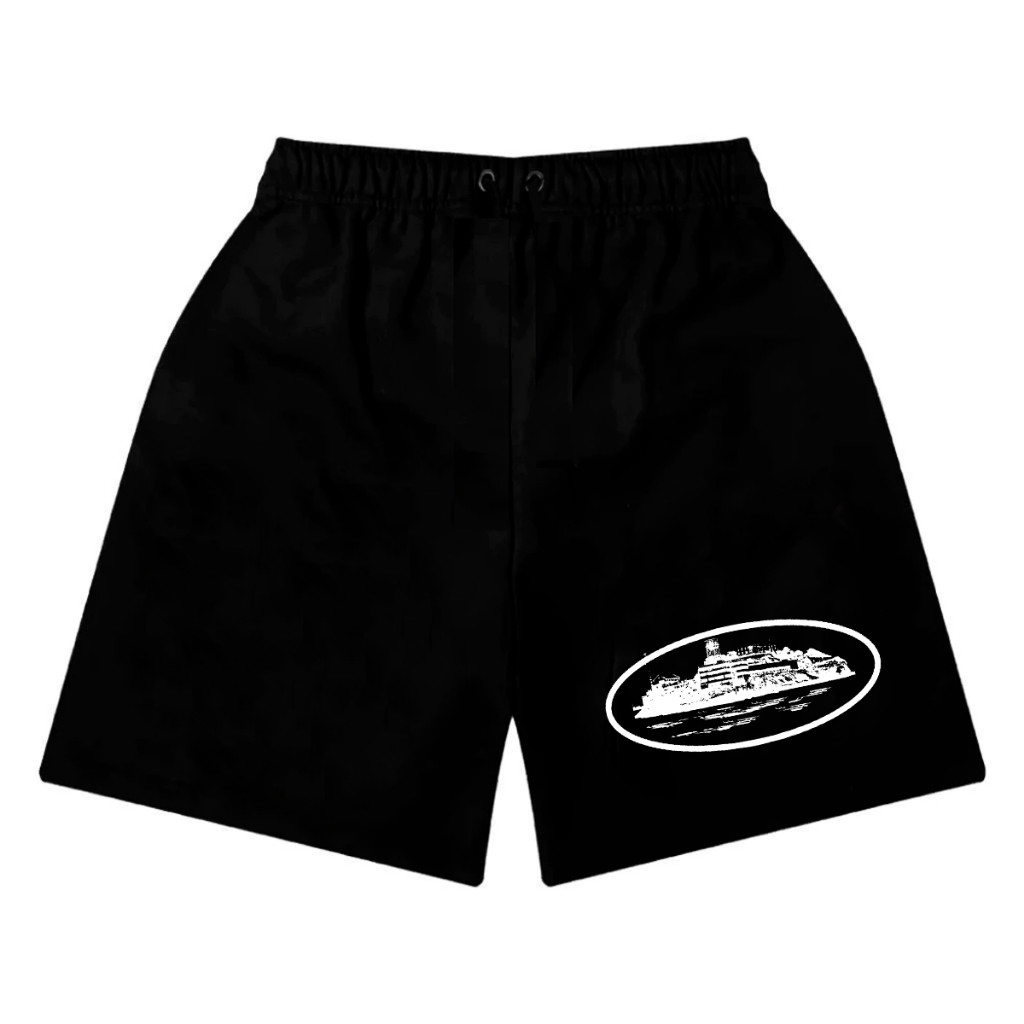 Short Bermuda de Moletom Cortez Lateral Trap Streetwear Flash