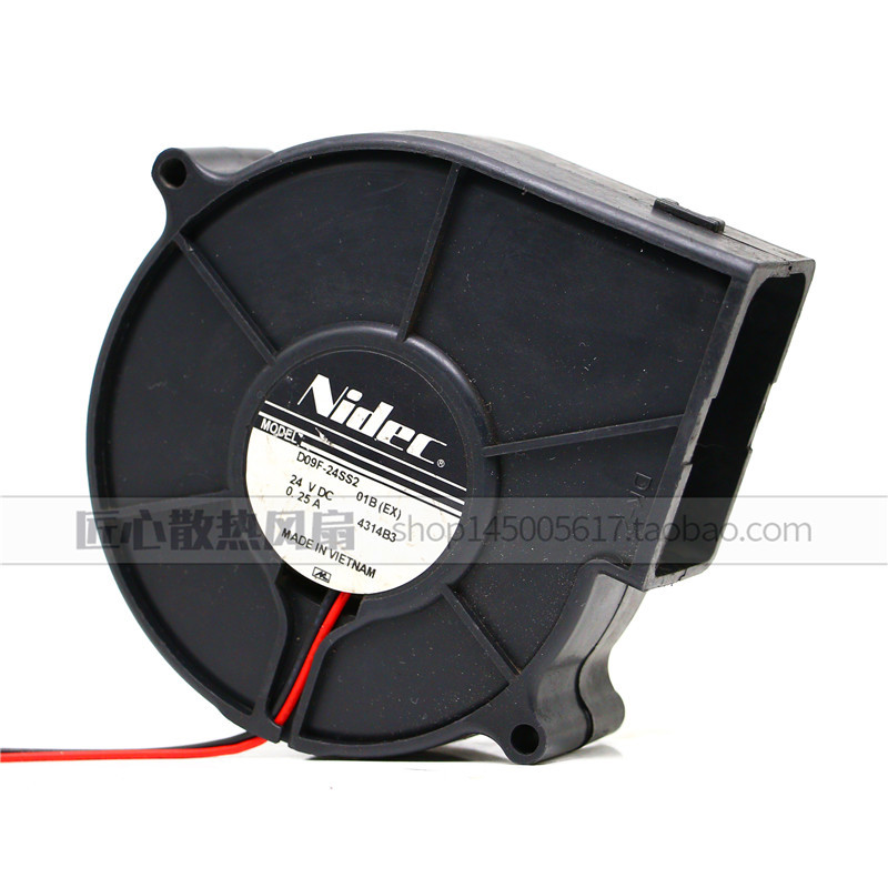 Ventilador Turbo silencioso NIDEC GAMMA29 9730 24V 0.25A D09F-24SS2 12B genuíno