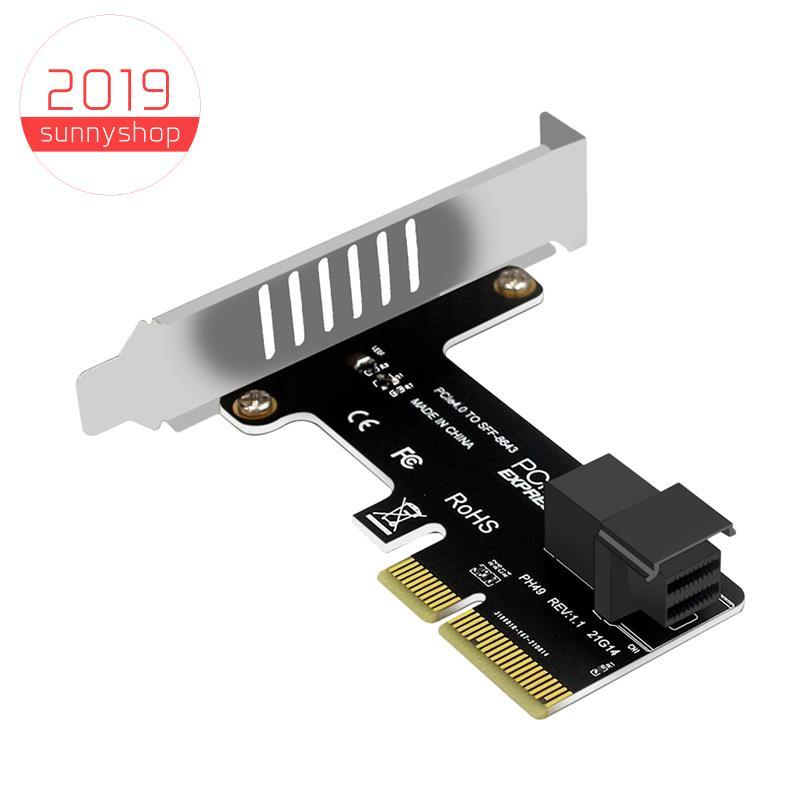 [Bestseller S] PCI-E Para SFF-8643 Placa De Expansão PCIe X4 SFF8643 Adaptador EX4/X8/X16 NVMe SSD Solid State Drive Ris