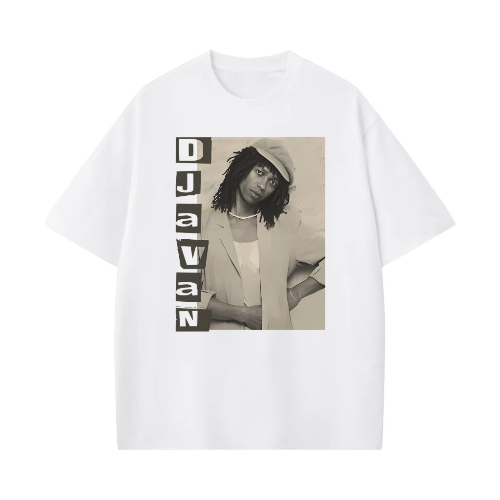 Camiseta Estampa Cantor Djavan Feminina e Masculina Vintage Camisa 100% Algodão Lançamento Show Blusa Premium Slim