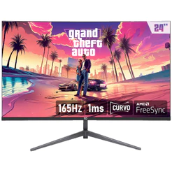 Monitor Gamer Duex, 24 Pol VA, Curvo, FHD, 1ms, HDR, 165Hz, FreeSync, HDMI/ DP, Preto, DXMO24FC165S