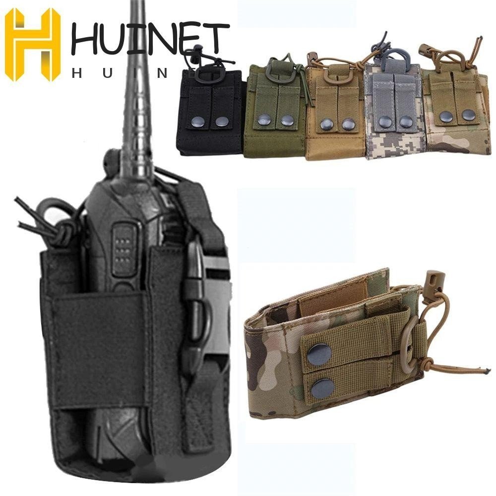 HUINET Walkie Talkie Bolsa-Caso Molle Pacote Saco De Armazenamento De Interfone