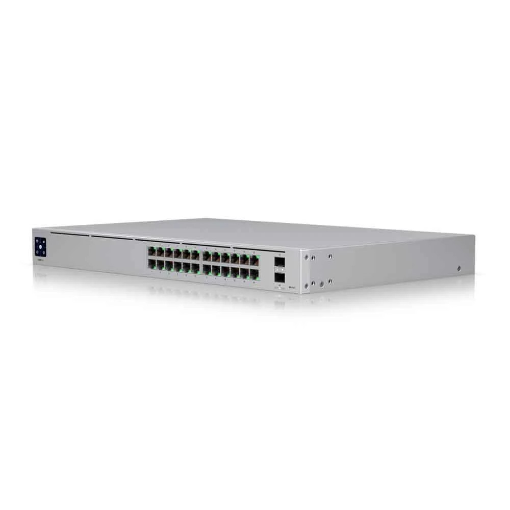 Switch Unifi Ubiquiti Pro PoE 24 Portas + 2P SFP+ 2X10G Layer 3 - USW-Pro-24-POE-BR 400W