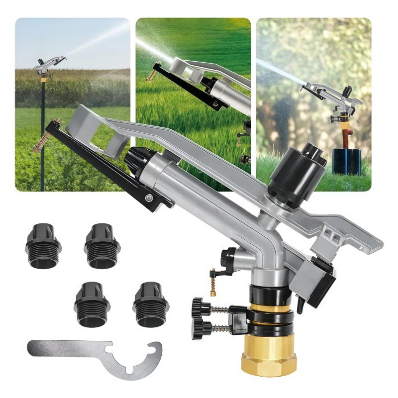 Aspersor Giratório para Irrigação Agrícola Jardim Gramado e Resfriamento