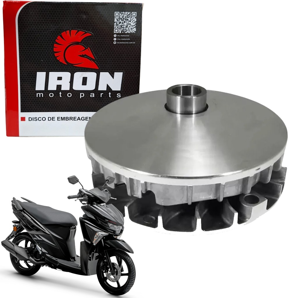 TRANSMISSAO EMBREAGEM PRIMÁRIA COMPLETA IRON YAMAHA NEO 125 2017 A 2025
