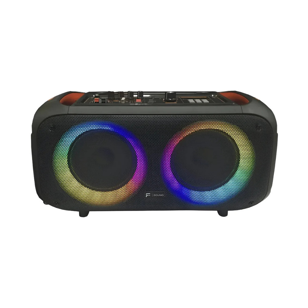Caixa De Som Amplificada 800w Rms Bluetooth Com Função Karaokê Microfone Radio FM Bivolt