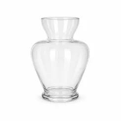 Vaso de Vidro Transparente Pequeno para Mesa e Decoração